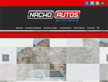 Tablet Screenshot of nachoautos.com